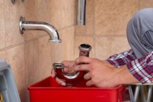 Plumber Replacing Old Pipes to Improve Water Flow and Quality with Repiping in Jacksonville, FL